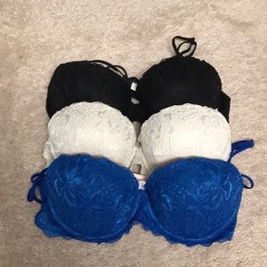 Pink Push-up Date Bra Bundle